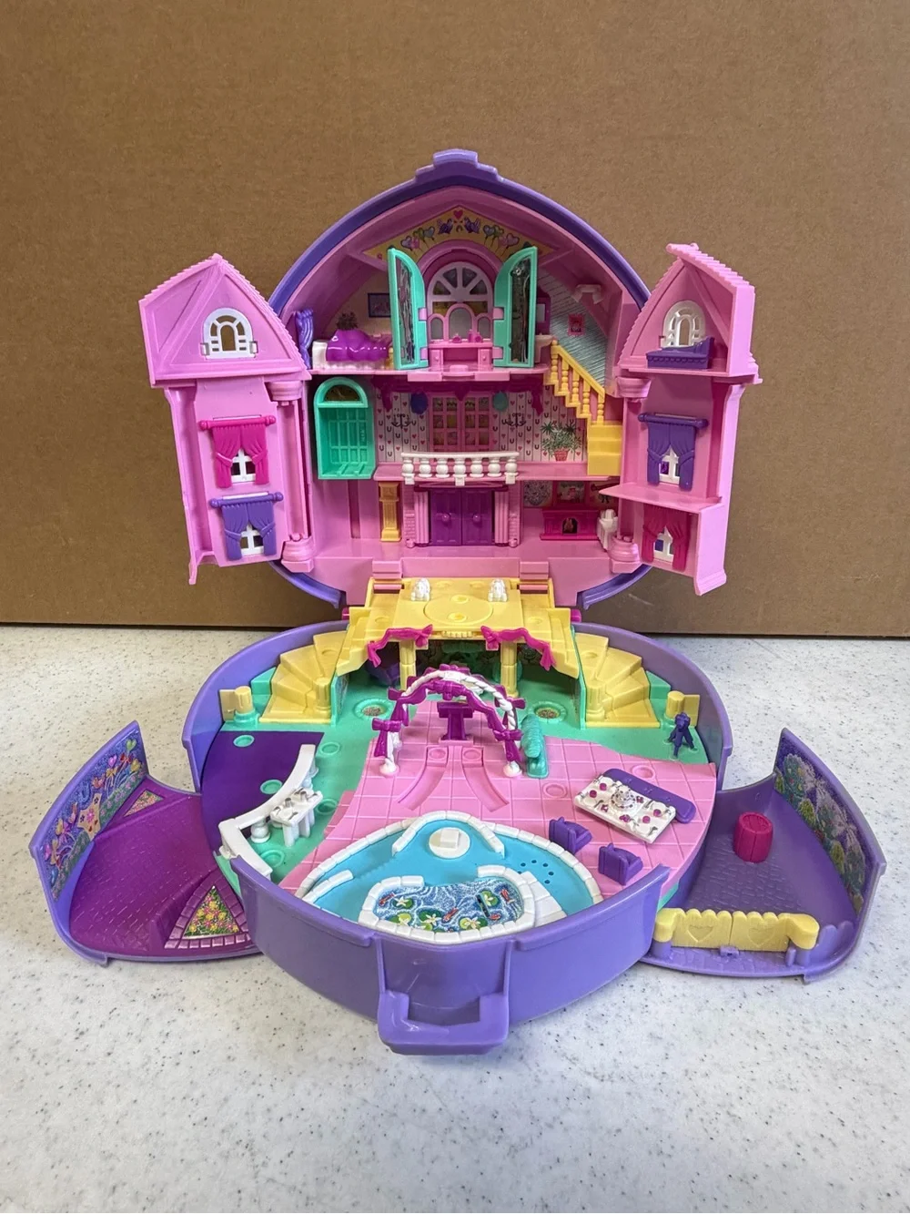 Vtg Polly Pocket 1994 Wonderful Wedding Party Incomplete Music Not Working